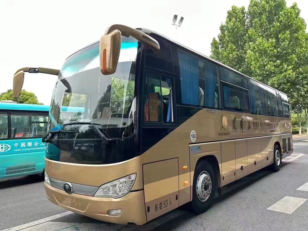 ZK6119 Yutong ব্যবহৃত যাত্রীবাহী বাস / 53-সিট ডাবল ডোর বাম-হ্যান্ড ড্রাইভ বিলাসবহুল বাস
