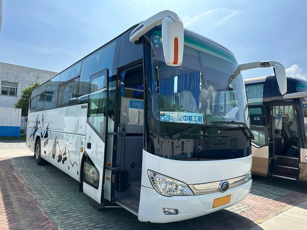 ZK6109 ইউটং ব্যবহৃত যাত্রীবাহী বাস / 49 আসন বাম-হ্যান্ড ড্রাইভ জাতীয় ভি বিলাসবহুল বাস