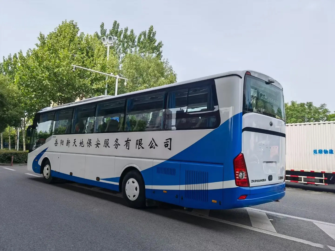 ZK6122 Yutong ব্যবহৃত যাত্রীবাহী বাস / 59-সিটার ডাবল-ডোর বাম-হ্যান্ড ড্রাইভ বাস ইউরো 4