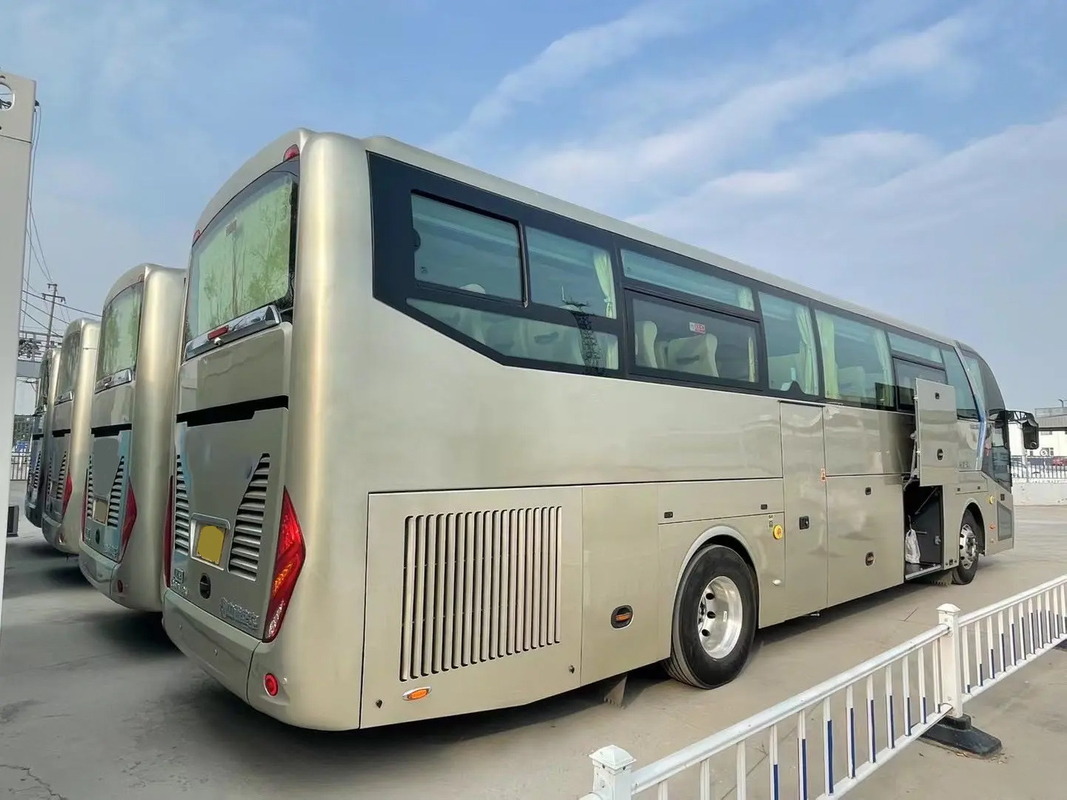 LCK6126 ঝংটং ব্যবহৃত যাত্রীবাহী বাস 54 আসনযুক্ত ডাবল ডোর এয়ার সিট বড় ধারণক্ষমতা বিলাসবহুল বাস