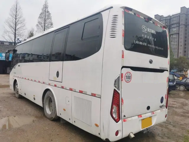 ৩৮-সিট ভাল এয়ার কন্ডিশন সিল গ্লাস বাম-হ্যান্ড ড্রাইভ ডিজেল ব্যবহৃত যাত্রীবাহী গাড়ি