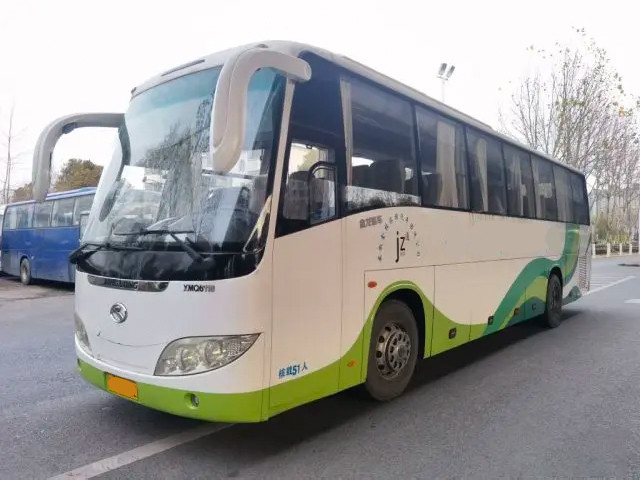 11.5 মিটার ইউরো 4 ডিজেল ইঞ্জিন বাম-হ্যান্ড ড্রাইভ কিং লং 51 সিটার বড় ব্যবহৃত যাত্রীবাহী বাস