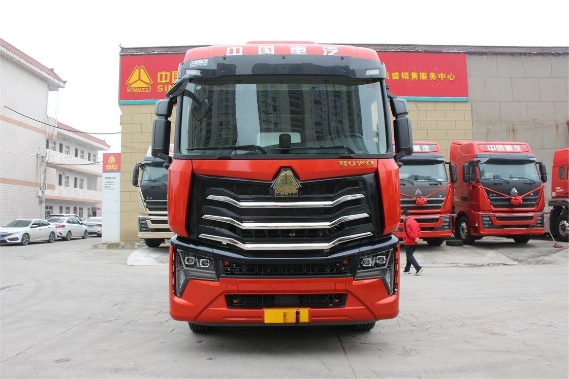 HOWO ম্যাক্স ভারী ট্রাক 480HP উচ্চ ছাদ 6X4 ডিজেল ম্যানুয়াল 12-গতি জাতীয় VI ট্র্যাক্টর