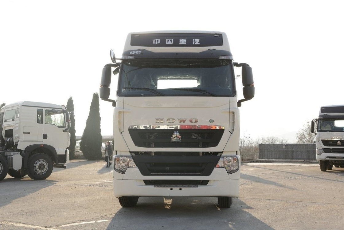 HOWO ভারী ট্রাক ডিফ্লেক্টর সাইড উইন্ড ভ্যান 440HP 6X4 এলএনজি ন্যাশনাল VI ট্র্যাক্টর (13T রিয়ার অক্ষ)