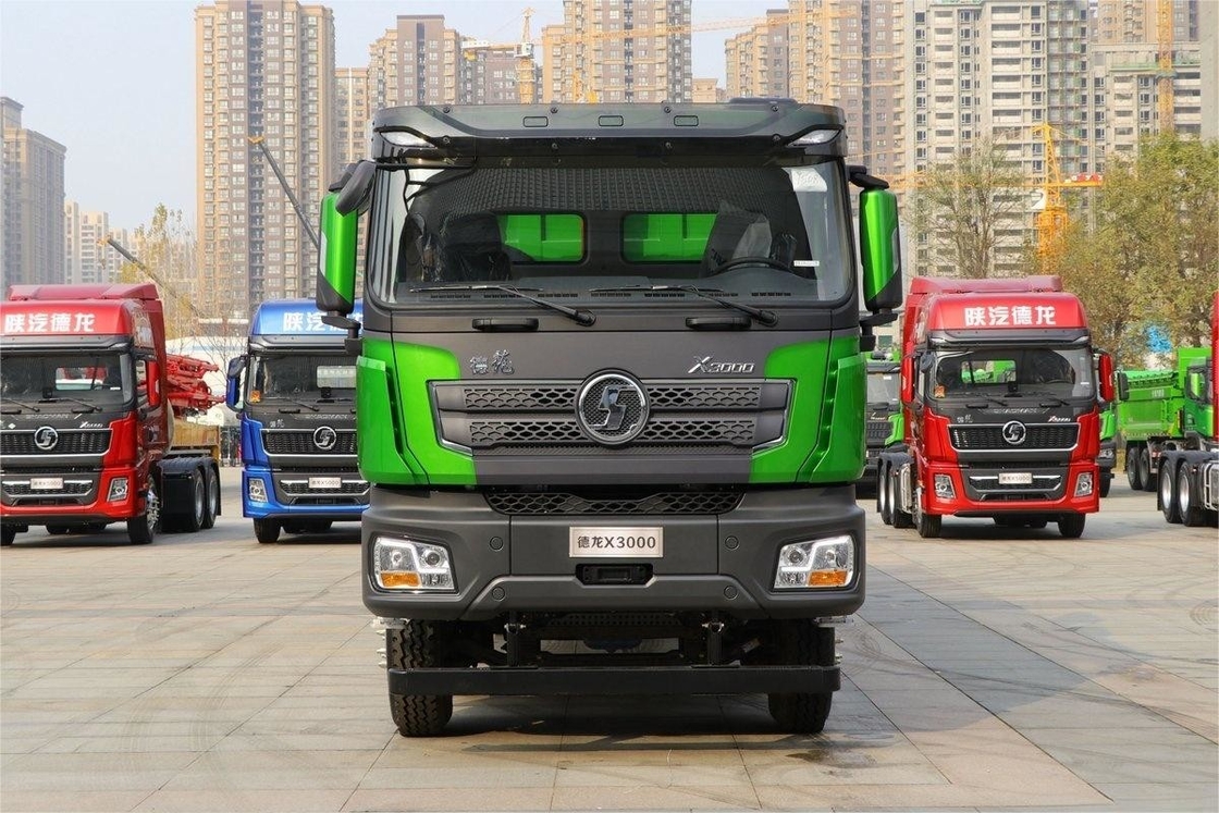 460HP 8X4 8m প্রসারিত ফ্ল্যাট শীর্ষ বড় কার্গো বক্স Weichai Shacman X3000 মডেল ডাম্প ভারী ট্রাক