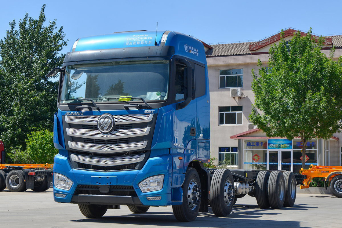 ফোটন আউম্যান ট্রাক অর্ধ-রেখা আসন 520HP 8X4 9.53m AMT স্বয়ংক্রিয় ট্রান্সমিশন ট্রাক চ্যাসি