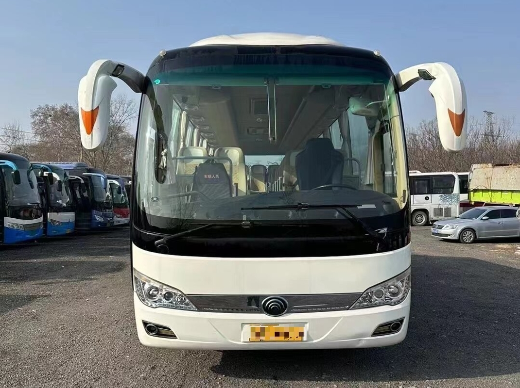 ব্যবহৃত যাত্রী এবং ভ্রমণ 2015 বছর 39 আসন YUTONG বাস ZK6876 পাতা বসন্ত খারাপ রাস্তায় ব্যবহার