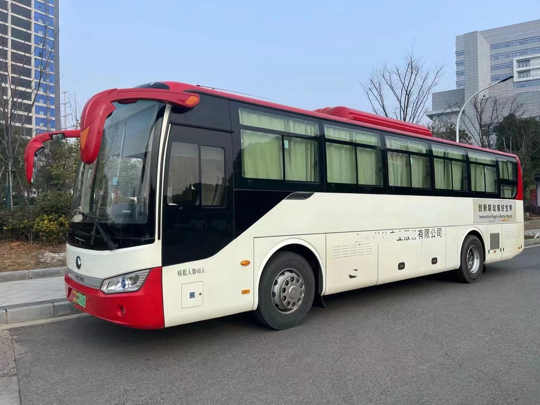 ব্যবহৃত বাস বিক্রয়ের জন্য Yutong ZK6115 বিশুদ্ধ ইলেকট্রিক কোচ বাস 48 আসন 2017 বছর স্লাইডিং উইন্ডো