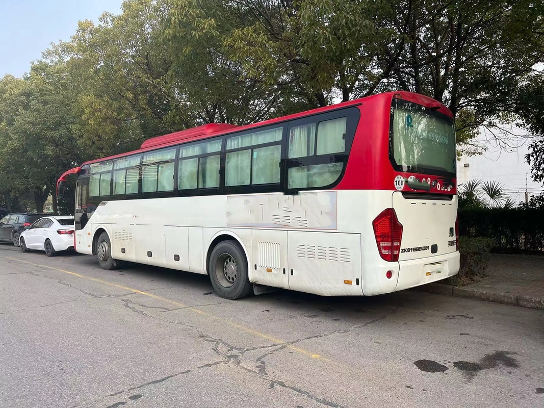 ব্যবহৃত বাস বিক্রয়ের জন্য Yutong ZK6115 বিশুদ্ধ ইলেকট্রিক কোচ বাস 48 আসন 2017 বছর স্লাইডিং উইন্ডো