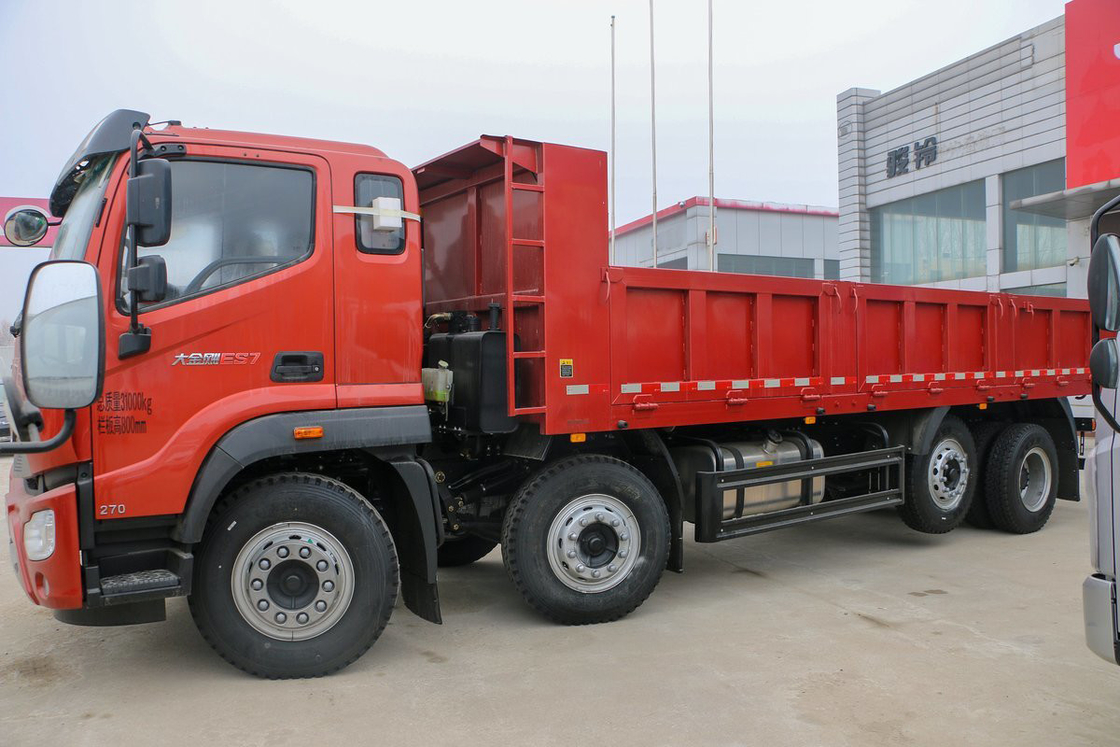 Ruiwo BJ3314 Donkey Kong ES7 ইউচাই ইঞ্জিন 270Hp 8X2 10-স্পিড এয়ারব্যাগ শক-অবশোরিং সিট 7.2m ফোটন ডাম্প ট্রাক