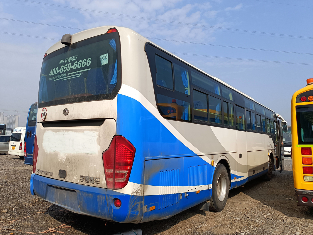 আফ্রিকায় বাস ব্যবহার Youngtong ZK6115 ডাবল ডোর স্লাইডিং উইন্ডো 47 সিট ডিজেল ইঞ্জিন এ / সি