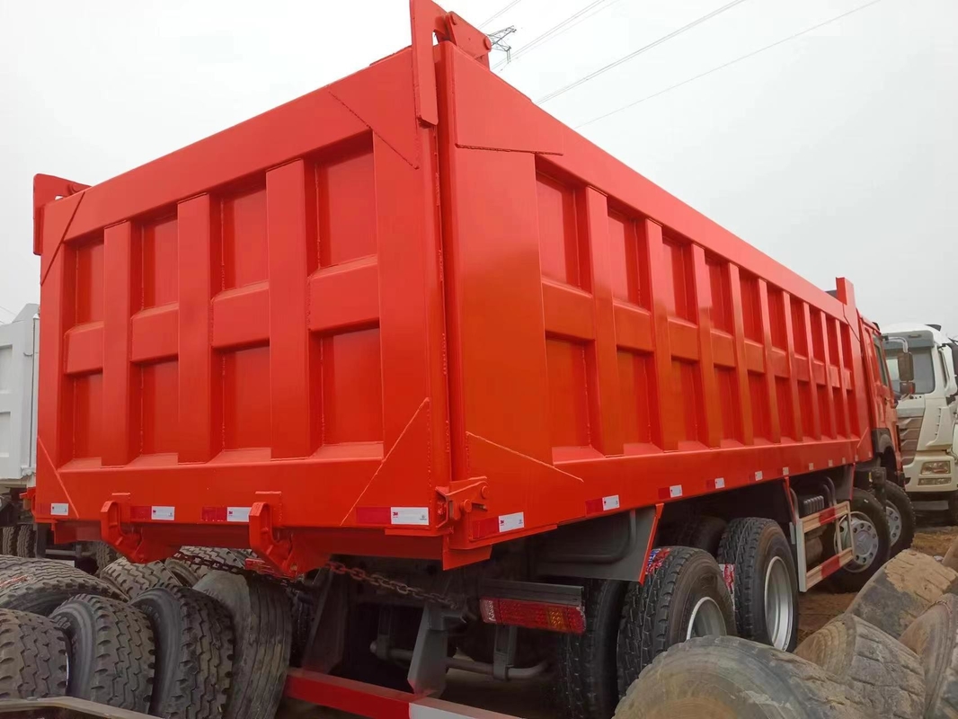 40 টন ডাম্প ট্রাক বিক্রয়ের জন্য হাওও 400hp টিপার ট্রাক 27 ঘন ঘন ভারী দায়িত্ব পরিবহন বালি পাথর