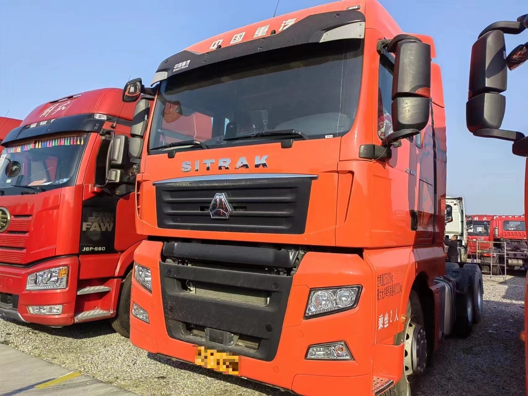 6x4 ট্যাক্টর ট্রাক ব্যবহৃত 2021 বছর উচ্চ ক্ষমতা 480hp ডিজেল স্টিরাক জি 7 টেইলর ট্রাক ম্যানুয়াল ইউরো 5