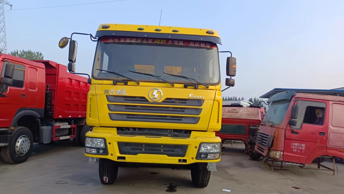 ব্যবহৃত ডাম্প ট্রাক চীন F3000 খরচ কার্যকর ট্যাপার ট্রাক শ্যাকম্যান 12 টায়ার 8 * 4 এলএইচডি ওয়েচাই 380hp