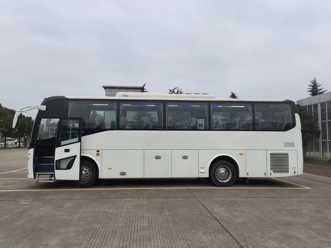 ব্যবহৃত বাস 36 আসন সানলং বাস SLK6102 সিএনজি ইউচাই ইঞ্জিন ডান হাতের ড্রাইভ আফ্রিকায় ব্যবহার