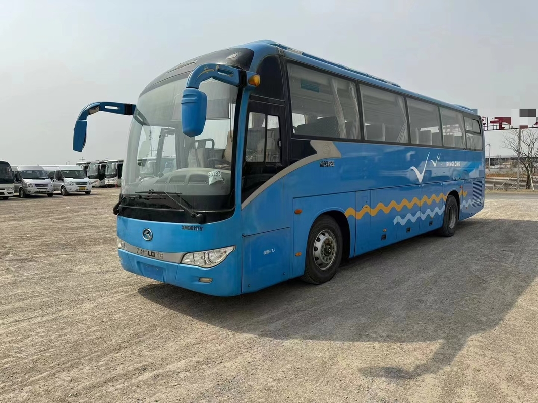 কোচ বাস দীর্ঘ দূরত্ব কিংলং এক্সএমকিউ 617 বাস 47 আসন 2018 বছর পাতা বসন্ত ব্যাগ compartment