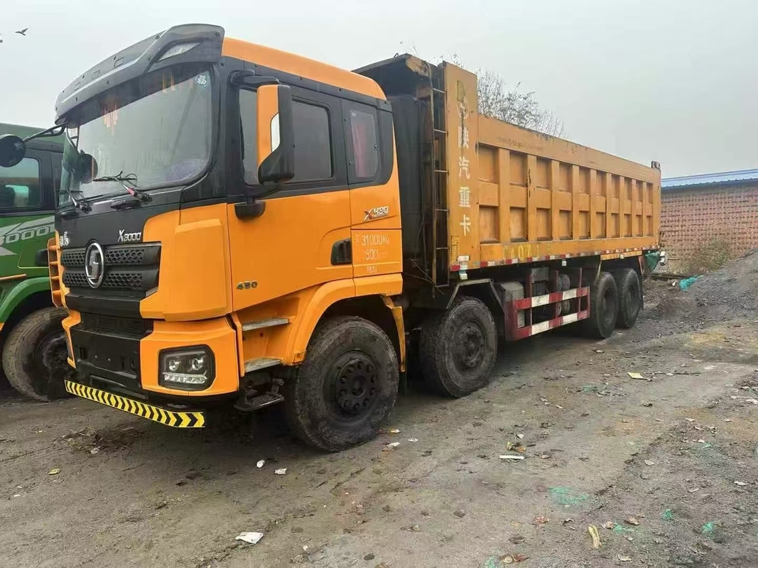 8x4 6x4 50 টন ব্যবহৃত শ্যাকম্যান ডাম্প ট্রাক বিক্রয়ের জন্য X3000 ওয়েচাই 430hp বালি এবং পাথর পরিবহন