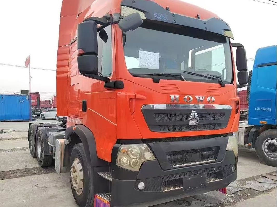 সিনো ট্রাক হাও ম্যান ইঞ্জিন 460hp 2021 বছর 6 × 4 ড্রাইভ মোড হাওটক্স ট্র্যাক্টর হেড উচ্চ ছাদ স্লিপার সহ