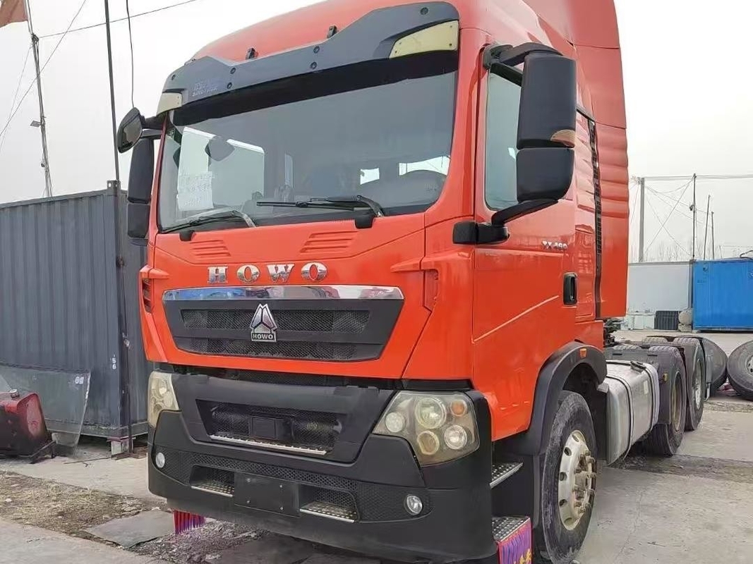 সিনো ট্রাক হাও ম্যান ইঞ্জিন 460hp 2021 বছর 6 × 4 ড্রাইভ মোড হাওটক্স ট্র্যাক্টর হেড উচ্চ ছাদ স্লিপার সহ