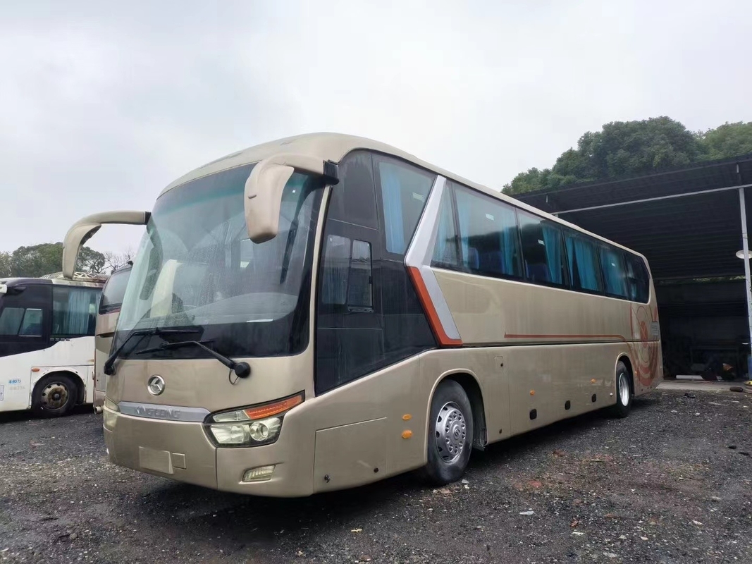 বাস বাসের 55 আসনযুক্ত কিংলং শ্যাম্পেন রঙ 53 আসন XMQ6129 ইউরো 3 নির্গমন এলএইচডি&আরএইচডি
