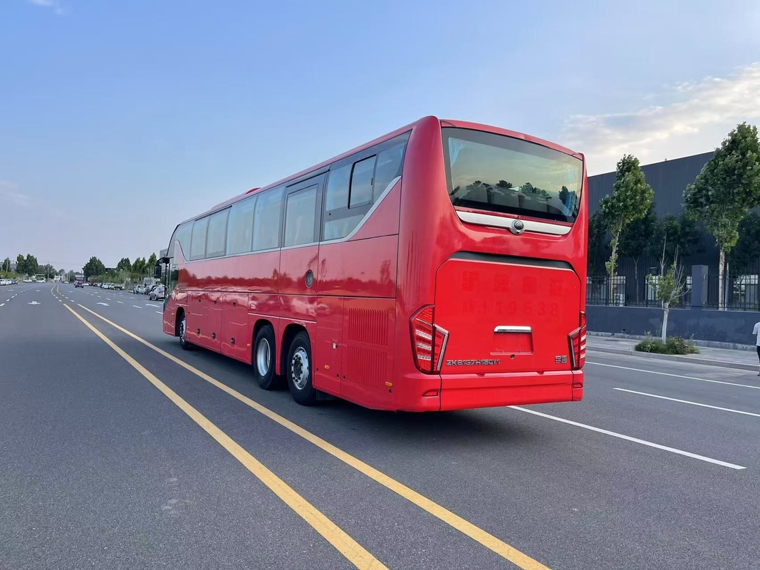 বিলাসবহুল বাস কোচ ইউটোং 56 আসন মডেল ZK6137 ডাবল রিয়ার অ্যাক্সেল 2021 বছর এয়ারব্যাগ সাসপেনশন