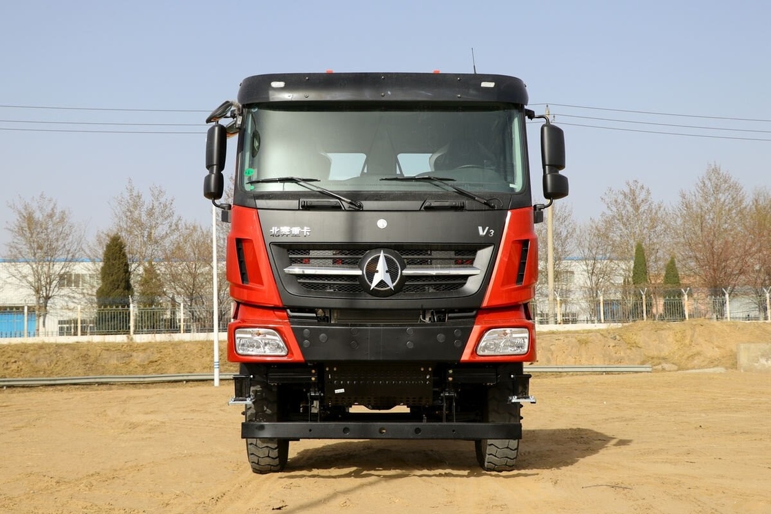 ডাম্প ট্রাক বিক্রয় 550hp Beiben 6 * 4 ড্রাইভ মোড ব্যবহৃত ডাম্পার চ্যাসি Weichai ইঞ্জিন ইউরো 5 এলএইচডি