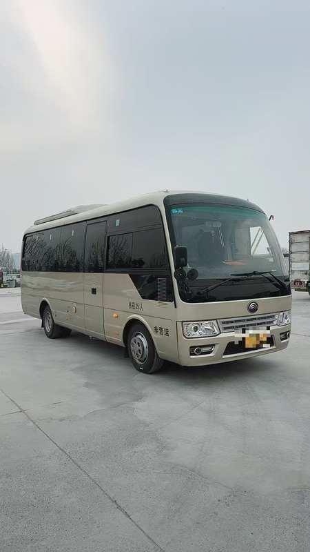 মধ্যম আকারের ZK6792D51 ব্যবহৃত বাস 25 আসন ক্ষমতা 6-গতি গিয়ারবক্স প্রসারিত ডুবে যাওয়া পিছনের ব্যাগগেজ