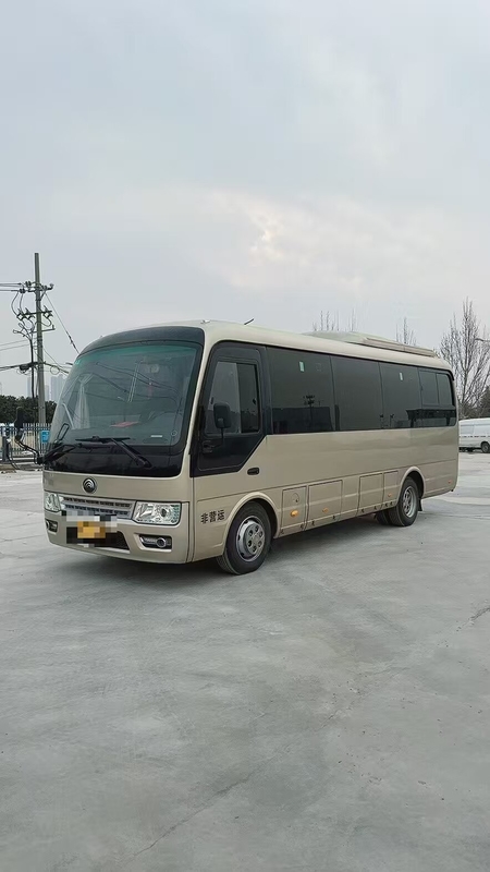 মধ্যম আকারের ZK6792D51 ব্যবহৃত বাস 25 আসন ক্ষমতা 6-গতি গিয়ারবক্স প্রসারিত ডুবে যাওয়া পিছনের ব্যাগগেজ