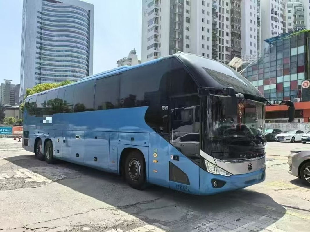 ব্যবহৃত পাবলিক ট্রান্সপোর্ট যানবাহন ZK6137 পরিপাটি কেবিন 56 আসন ভারী দায়িত্ব যাত্রী ভাল শরীরের অবস্থা