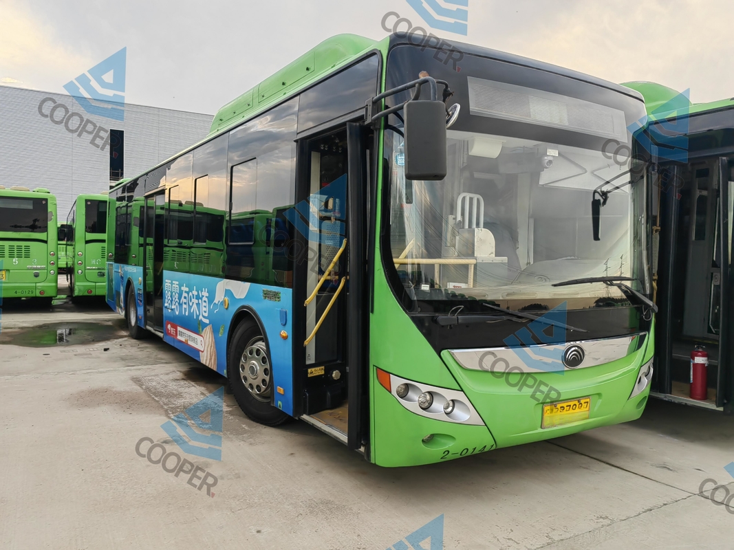 2020 সেকেন্ড হ্যান্ড 77/23 সিট 12 মিটার মসৃণ আকৃতি ব্যবহৃত Yutong6120 সিএনজি বাস ডাবল ডোর