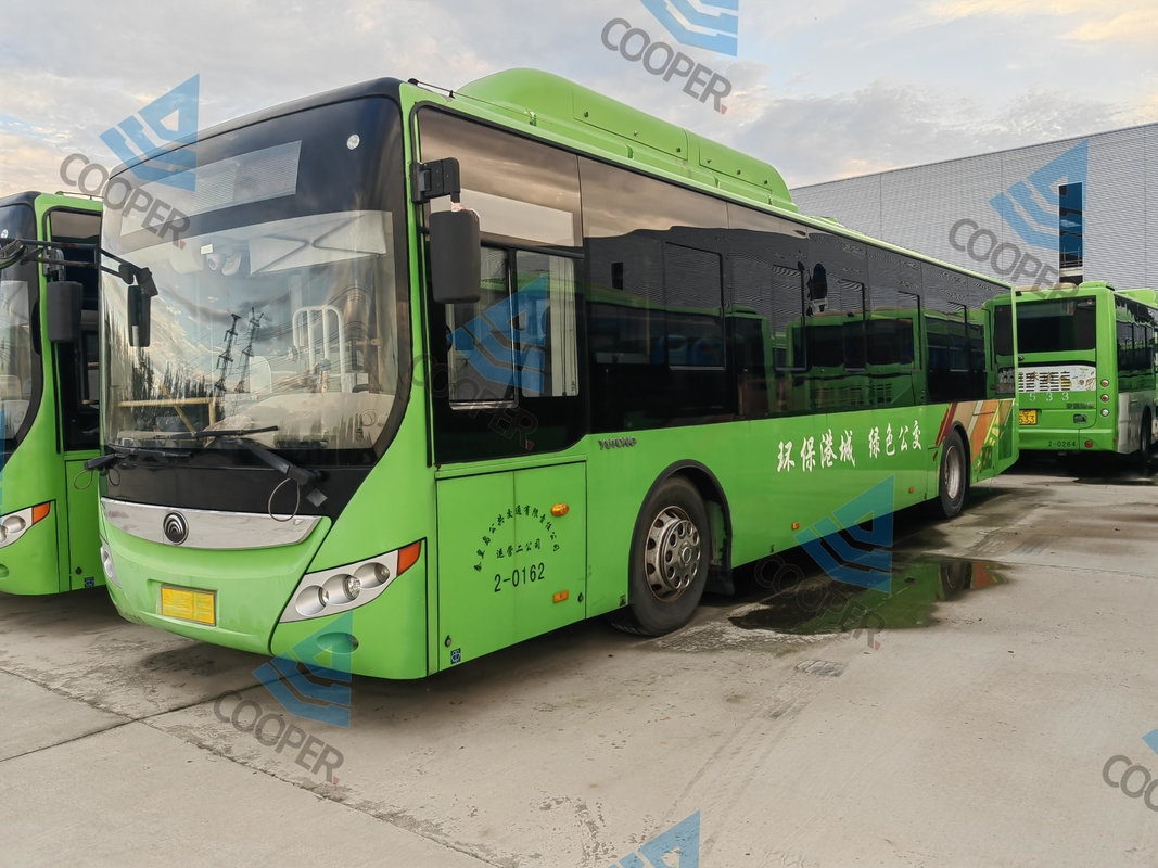2020 সেকেন্ড হ্যান্ড 77/23 সিট 12 মিটার মসৃণ আকৃতি ব্যবহৃত Yutong6120 সিএনজি বাস ডাবল ডোর