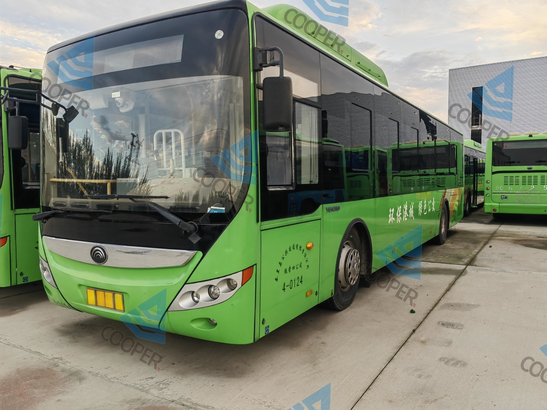 2020 সেকেন্ড হ্যান্ড 77/23 সিট 12 মিটার মসৃণ আকৃতি ব্যবহৃত Yutong6120 সিএনজি বাস ডাবল ডোর