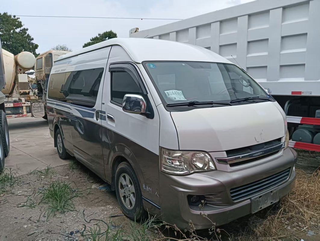 11 Seats Gasoline Used Hiace Bus 2nd Hand Mini Bus 2018 Year Jiu long Hiace Bus