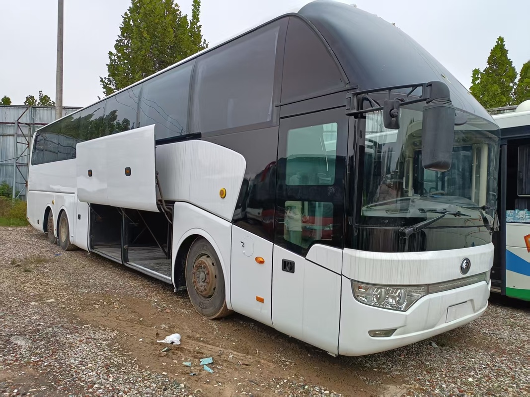 Coach Bus Second Hand Yutong Zk6147 Yuchai 375hp  Leaf Spring 56 Seats  Lux Transport With Air Condition