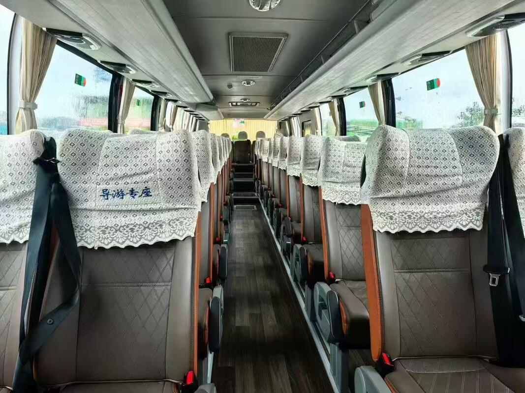 Used Yutong Bus 50 Seater C12 Luxury 2024 Year Yutong Zk6127 Leafspring Weichai Engine Tour Bus Ghana