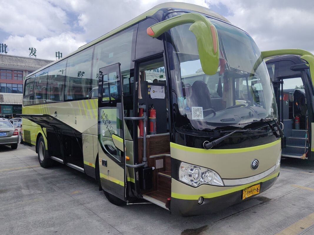 কোচ বাস সেকেন্ড হ্যান্ড ইউ-টং ZK6908 ইউচাই 270hp লিফ স্প্রিং 38 সিট এয়ার সাসপেনশন লাক্সারি পরিবহন এয়ার কন্ডিশন সহ
