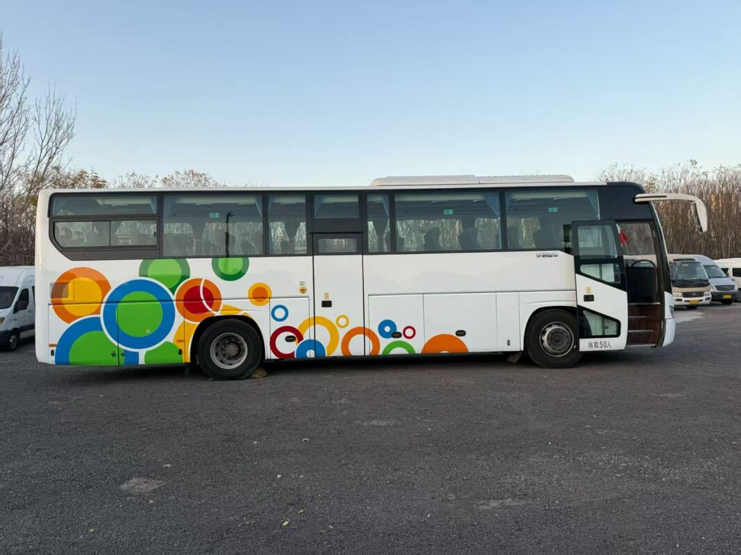 ব্যবহৃত বিলাসবহুল বাস Yutong Zk6119 Yuchai 330hp পাতা বসন্ত 50 আসন লক্স পরিবহন এয়ার কন্ডিশনার সঙ্গে পর্যটক বা দীর্ঘ দূরত্বের জন্য