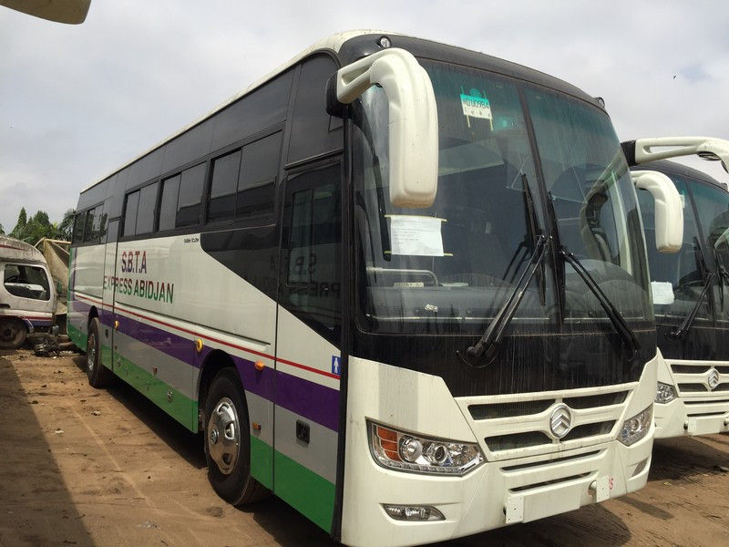 2011 বছর 48 আসন ব্যবহৃত যাত্রী কোচ গোল্ডেন ড্রাগন ব্র্যান্ড 300HP শক্তি