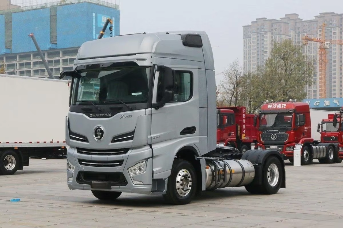 Low Cost Used Sha-cman De-long X6000 Natural Gas Tractor 4X2 530HP AMT LNG Truck for Intercity Transport