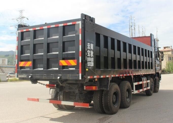 8x4 ড্রাইভ 420HP ইউরো IV / V ডংফেন কমিনিস ইঞ্জিনের সাথে ব্যবহৃত কাজের ট্রাক