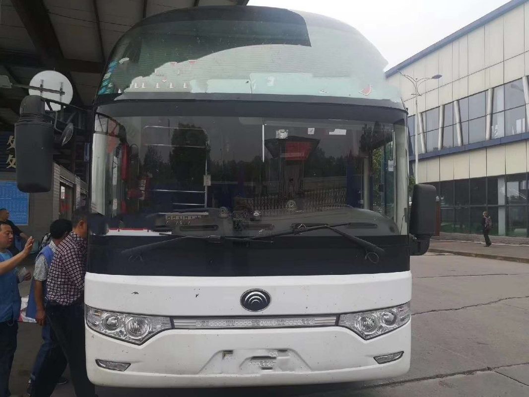 ডিজেল ব্যবহৃত কোচ বাস Yutong zk6127 স্ট্রং ফ্রেম 25-57 আসন সহ এসি টয়লেট