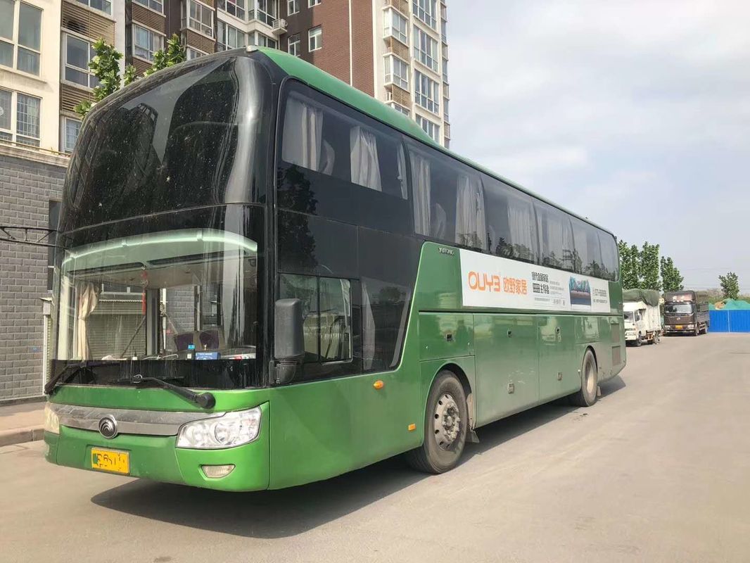 2012 বছর Yutong ব্যবহৃত কোচ বাস 61 আসন / উচ্চ ছাদ গ্রিন ব্যবহৃত বাণিজ্যিক বাস