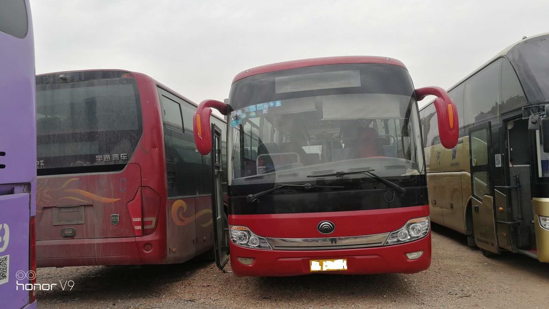রেড ইউটং ব্যবহৃত কোস্টার বাস ZK6121HQ3Z 68 আসন আরএইচডি সাপোর্ট ডিজেল এ / সি দুই দরজা