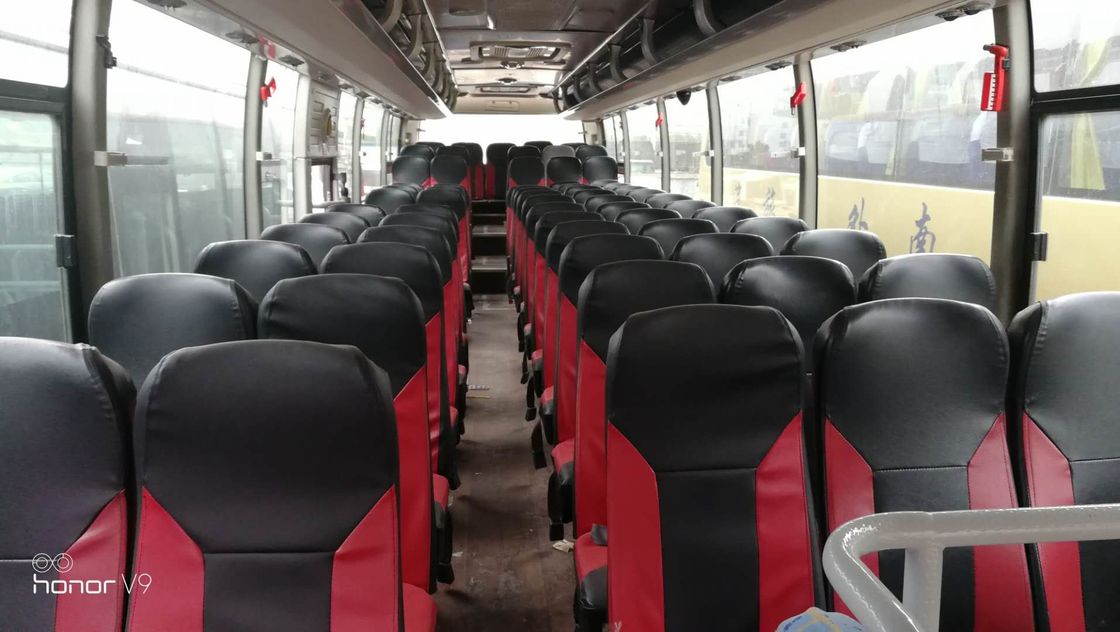 রেড ইউটং ব্যবহৃত কোস্টার বাস ZK6121HQ3Z 68 আসন আরএইচডি সাপোর্ট ডিজেল এ / সি দুই দরজা
