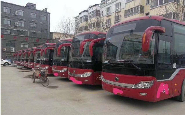 রেড ইউটং ব্যবহৃত কোস্টার বাস ZK6121HQ3Z 68 আসন আরএইচডি সাপোর্ট ডিজেল এ / সি দুই দরজা