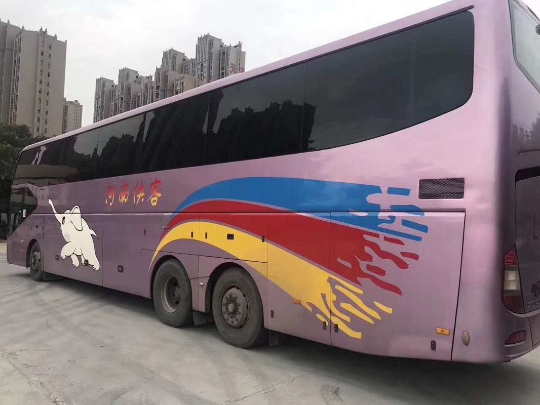ব্যবহৃত রিয়ার / বাচ ডাবল এক্সেলস বাস ZK6147 67 সিট বাম হাত ড্রাইভ Yutong 2012 বছর