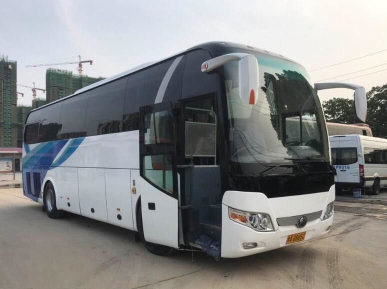 LHD / RHD ব্যবহৃত ইউটং 45 সিটার বাস 100km/H সর্বোচ্চ গতি 162kw মোটর পাওয়ার