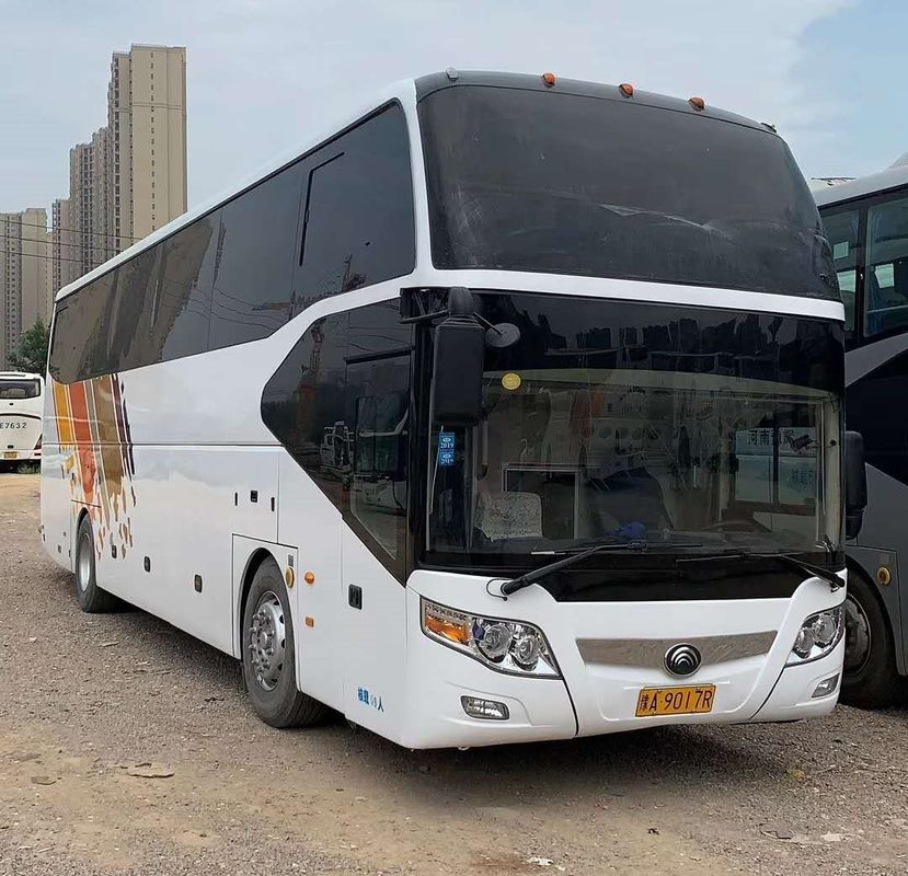 59 আসন ডিজেল ব্যবহৃত ইউটং বাস সর্বোচ্চ গতি 100km / H হোয়াইট 2014 বছর ZK6127