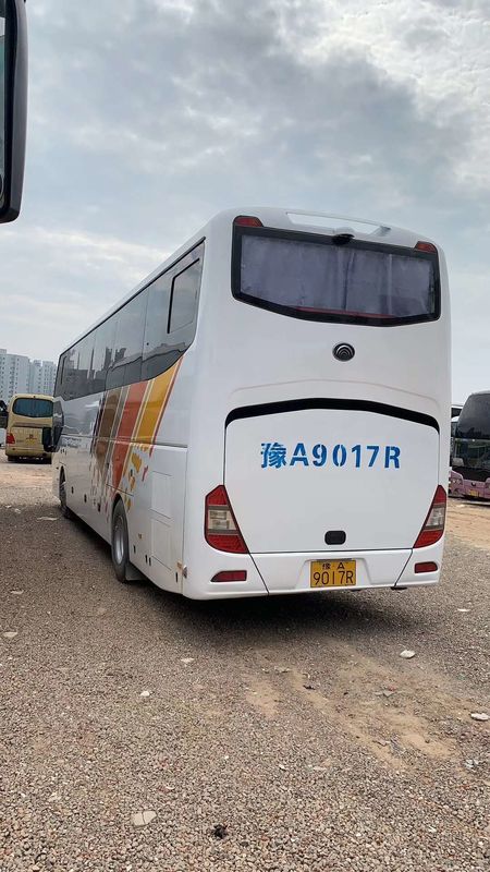 59 আসন ডিজেল ব্যবহৃত ইউটং বাস সর্বোচ্চ গতি 100km / H হোয়াইট 2014 বছর ZK6127