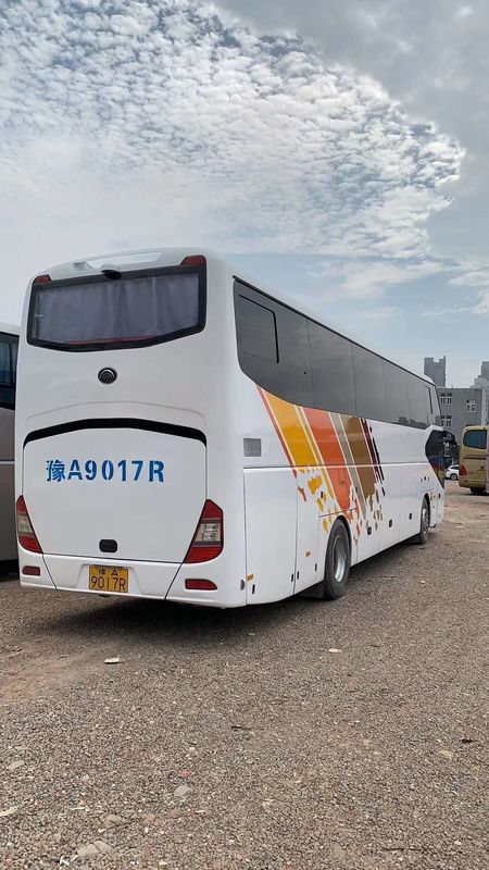 59 আসন ডিজেল ব্যবহৃত ইউটং বাস সর্বোচ্চ গতি 100km / H হোয়াইট 2014 বছর ZK6127